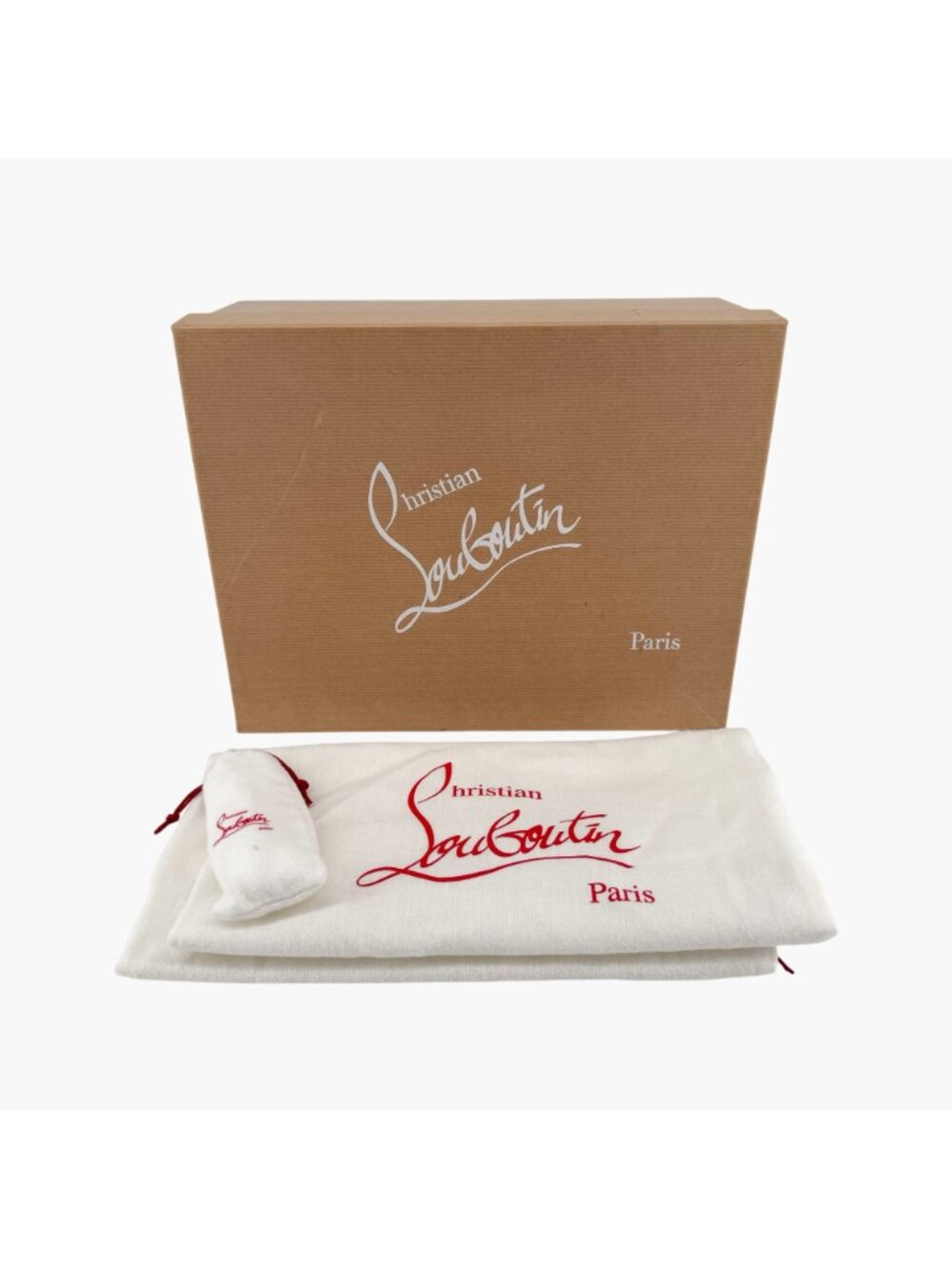 Christian Louboutin Sharkina White Mesh Red Sneakers Size 38.5 US 8.5 Women 6969 - Picture 2 of 15
